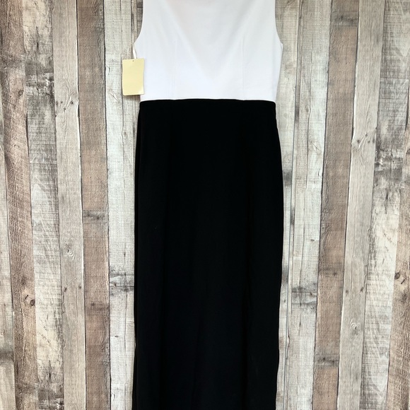 Black n white Boston Proper Long Dress Medium - Picture 2 of 6